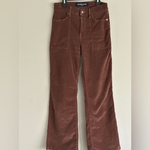 VERONICA BEARD Crosbie High Waisted Corduroy Wide-Leg Pant - Picture 5 of 11